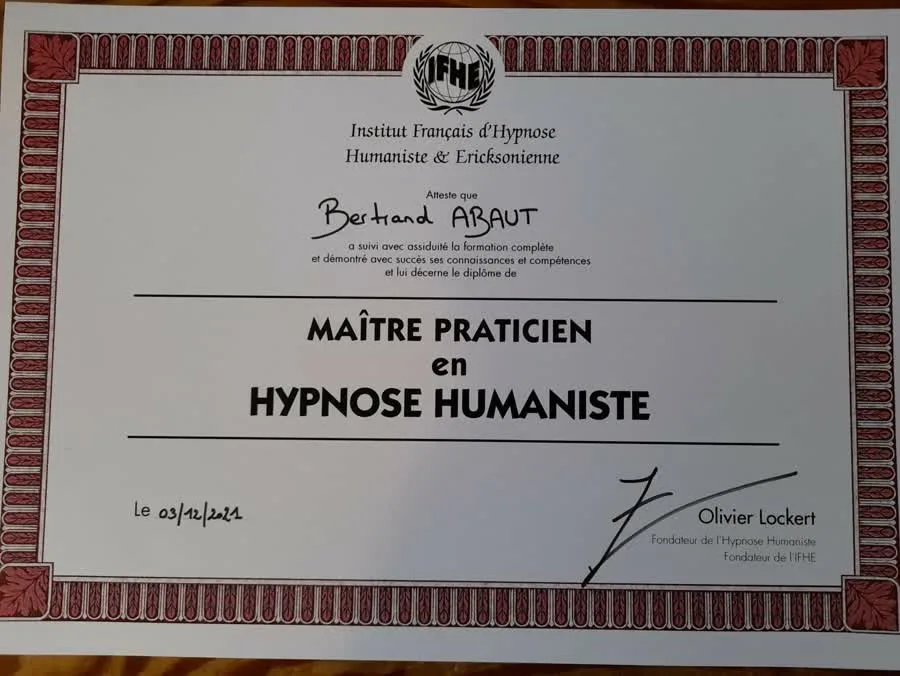 Maître praticien en hypnose humaniste